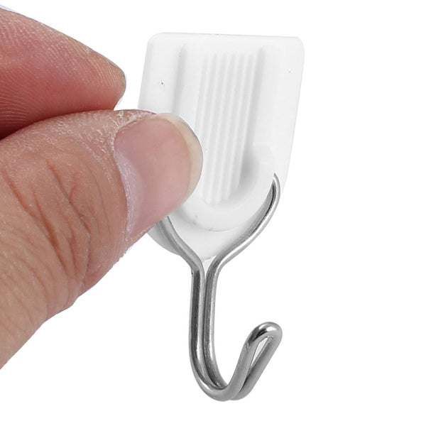 Self-adhesive robe hooks for home use. Self-adhesive robe hooks for home use.